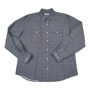 Express Men's Button Down Long Sleeve Dress Shirt Cotton Linen Blend Size XL